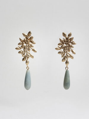 Orecchini Ramage Pendente Verde